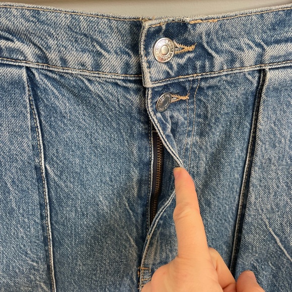 FREE PEOPLE Cargo Denim Jeans - Picture 6 of 13